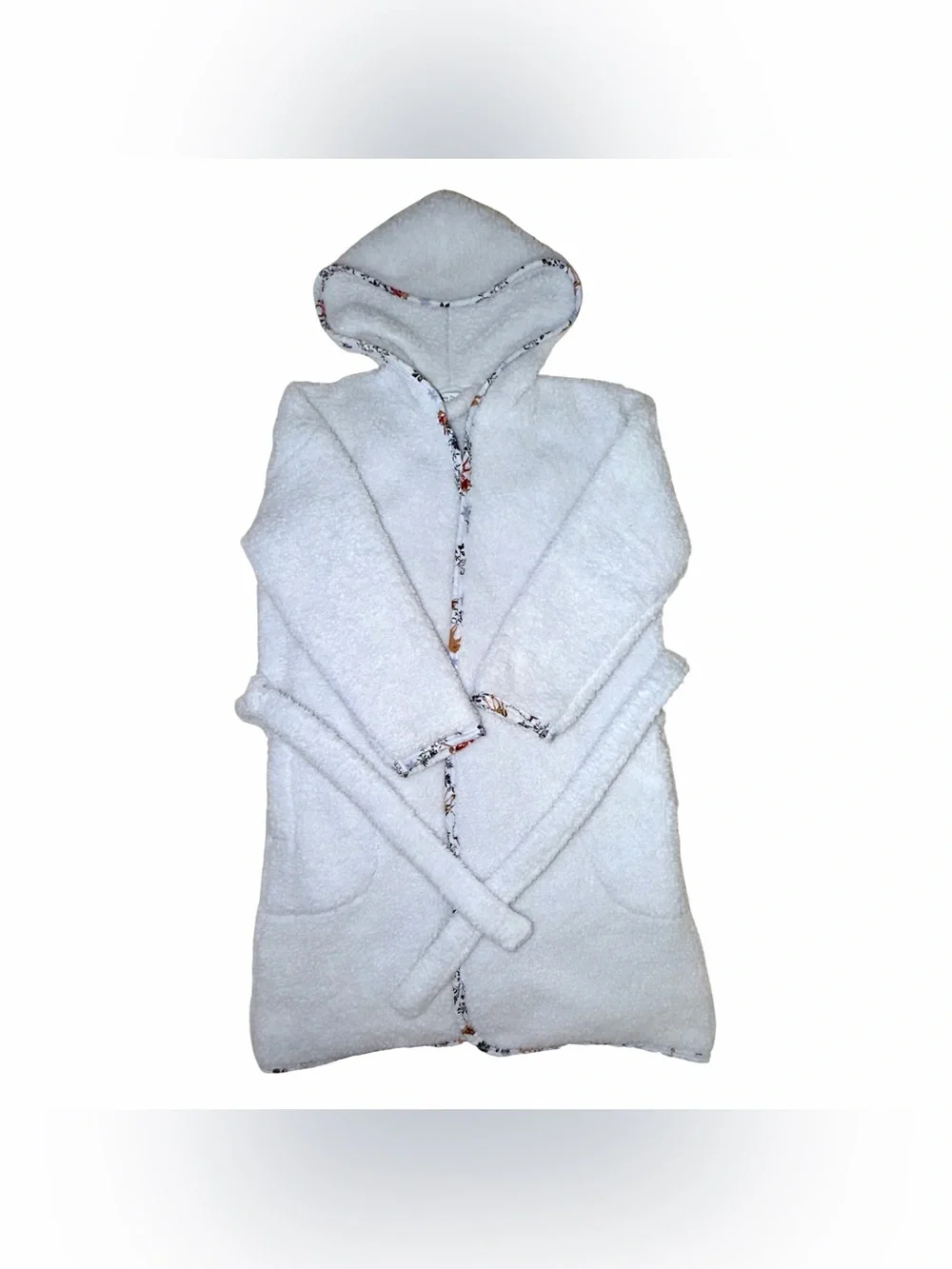 Vera Bradley | Merry Mischief Snow Day Fleece Cozy Plush Hooded Robe | S/M NWOT